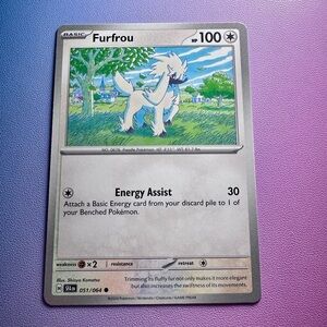 furfrou - 051/064 (common) — pokemon: shrouded fable